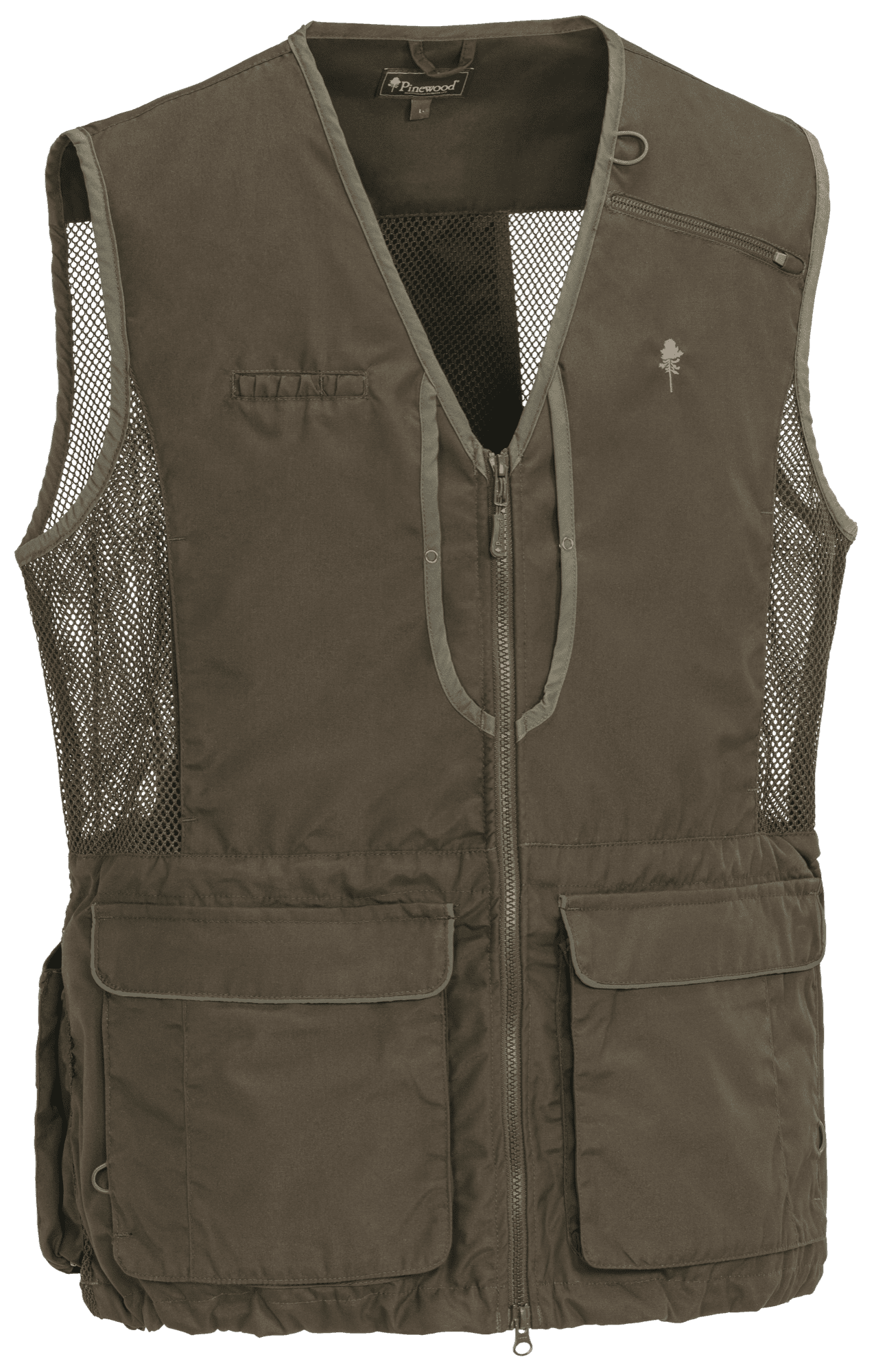 Pinewood Dog Sports 2.0 Väst Herr Suede Brown/Dark Olive 5XL