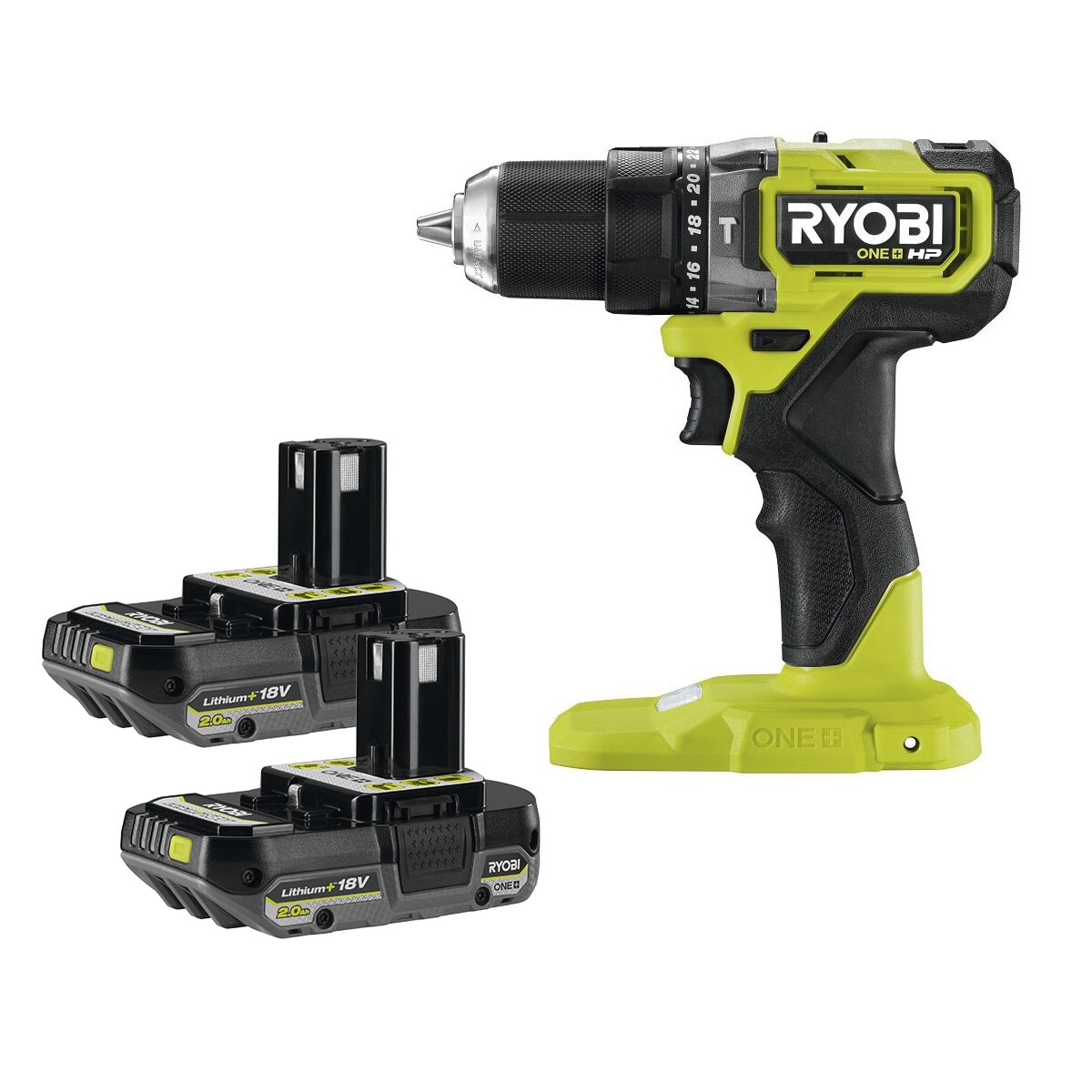 Ryobi RPD18C-220S ONE+ HP Borrskrudragare m slag inkl batteri