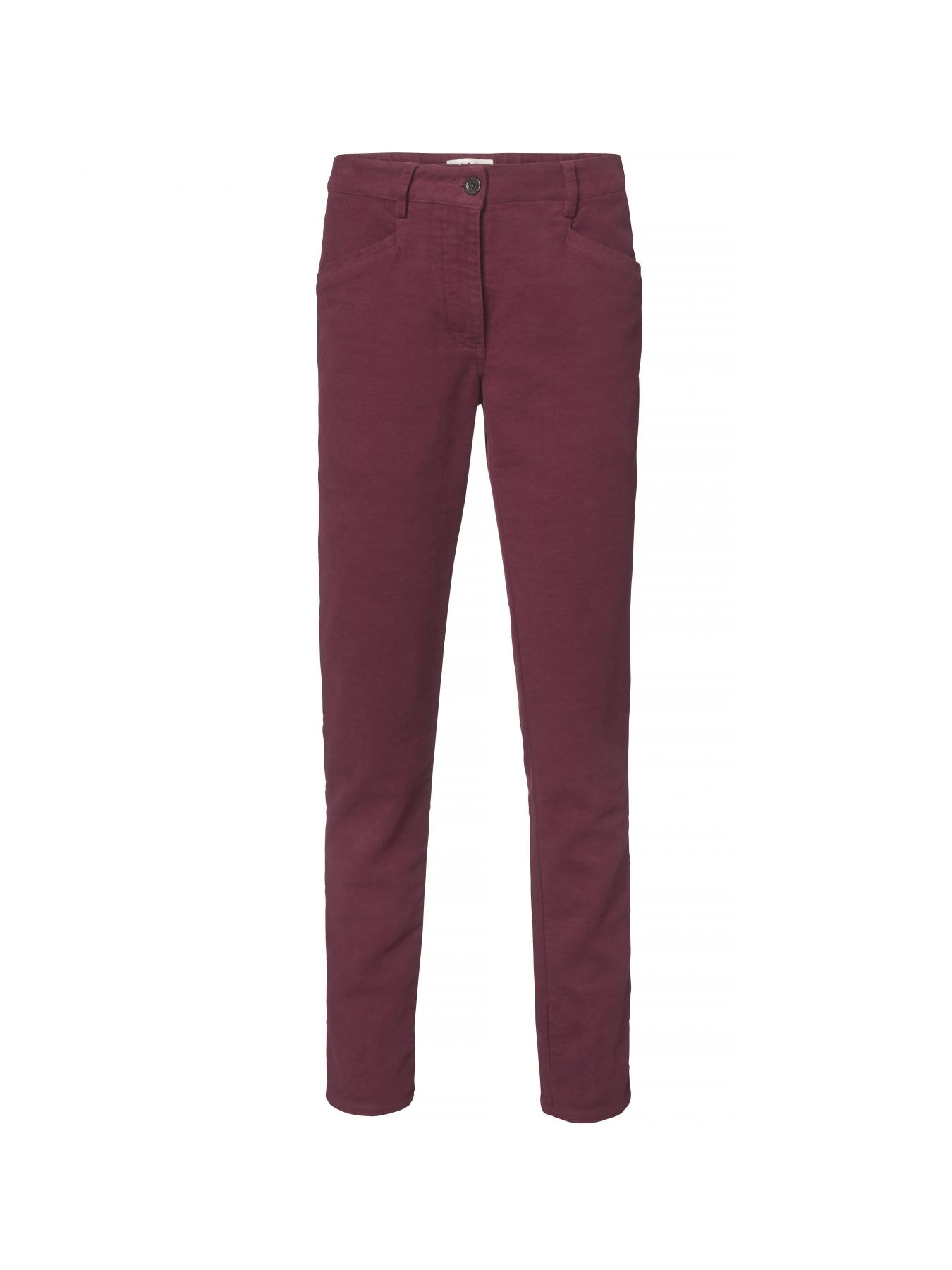 Chevalier Tirley Moleskin Pants Women Wine Red 40W