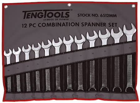 Teng Tools U-ringnyckelsats 6507AF 13/16-1.1/4 7 delar