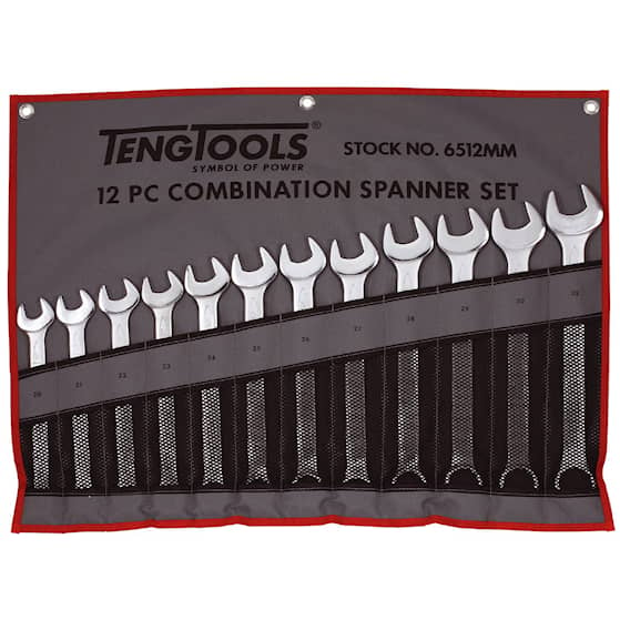 Teng Tools U-ringnyckelsats 6507JMM 33-50mm 7 delar