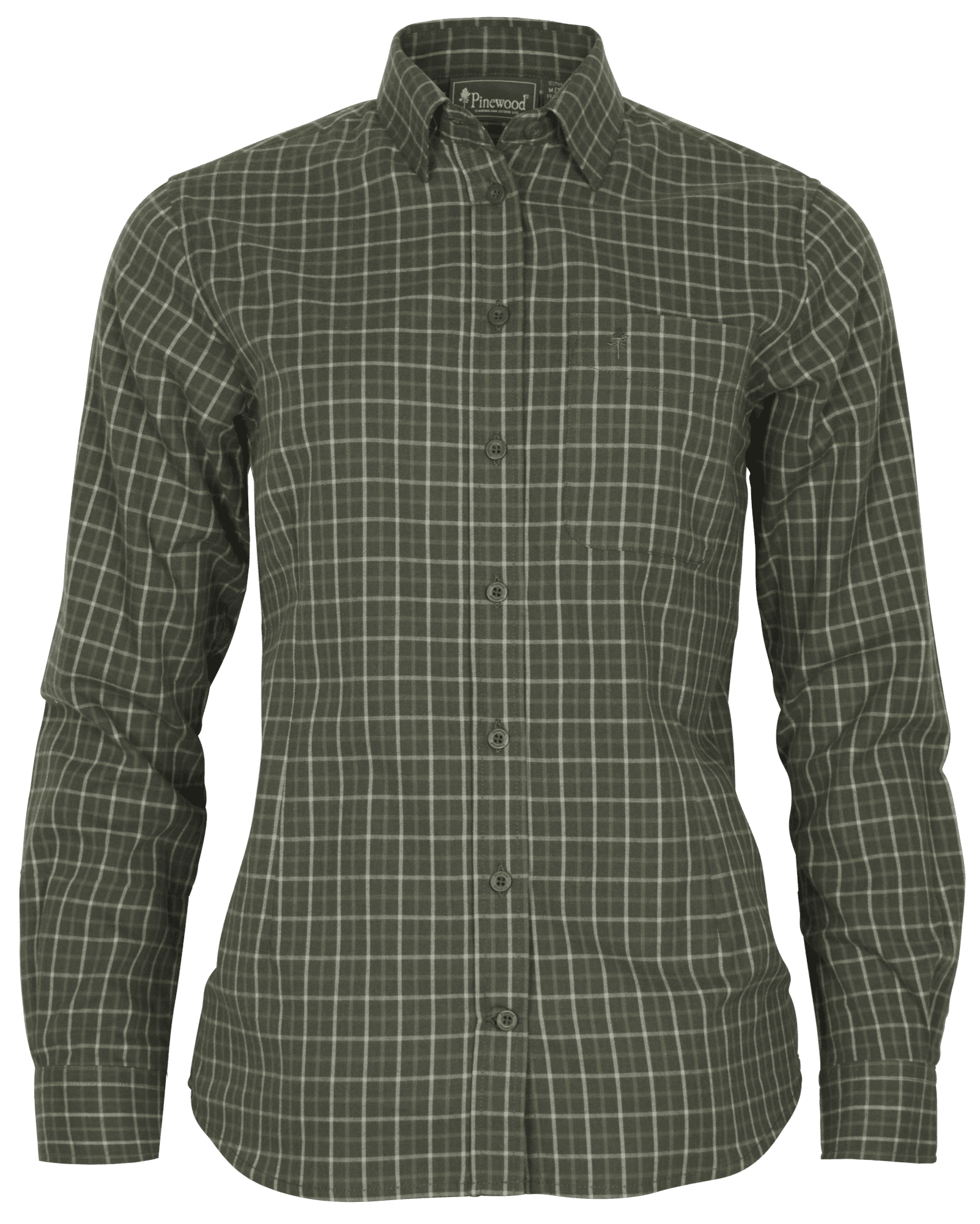 Pinewood Nydala Grouse Skjorta Dam Moss Green