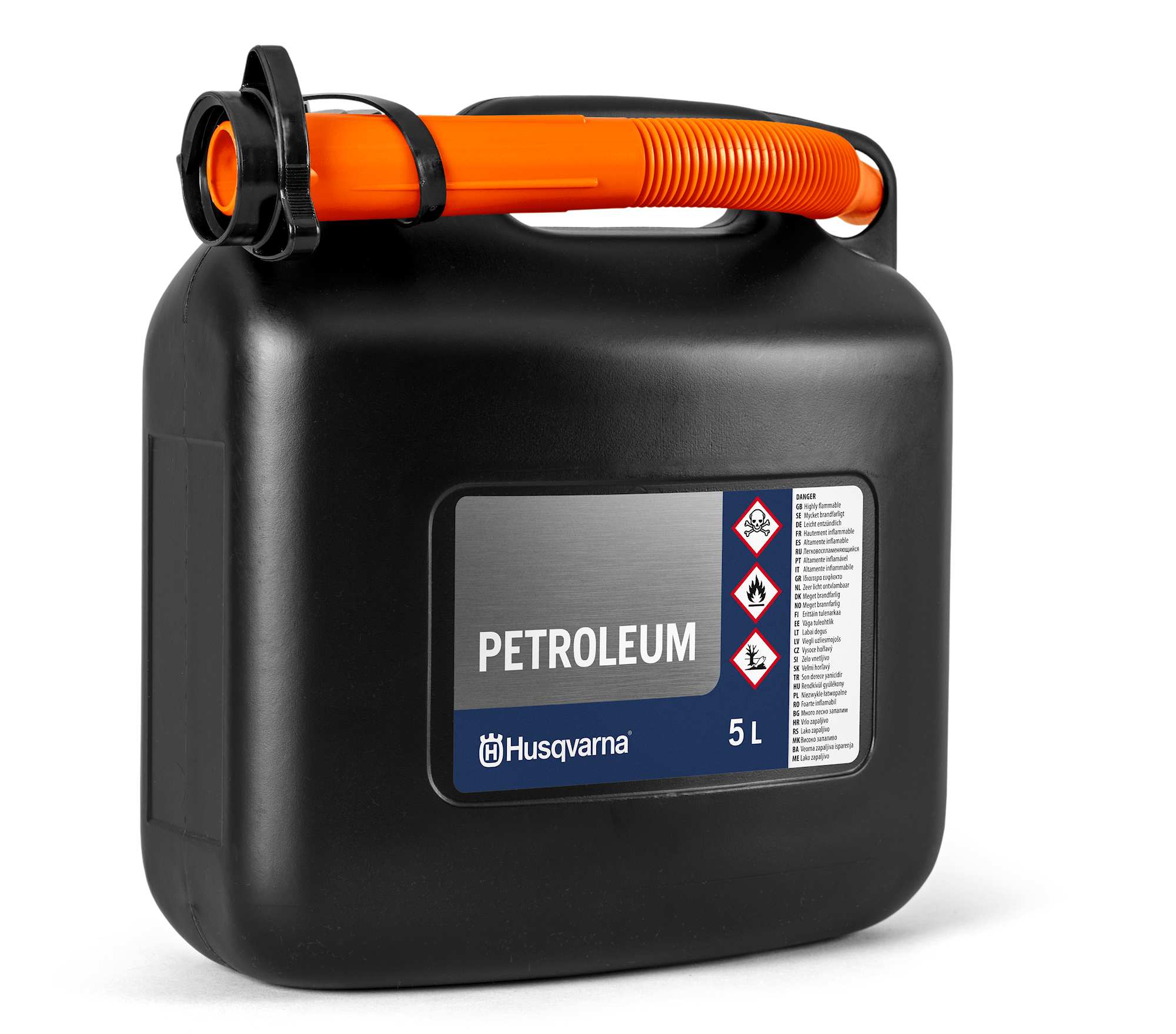 Husqvarna Drivstoffkanne 5 liter, sort -