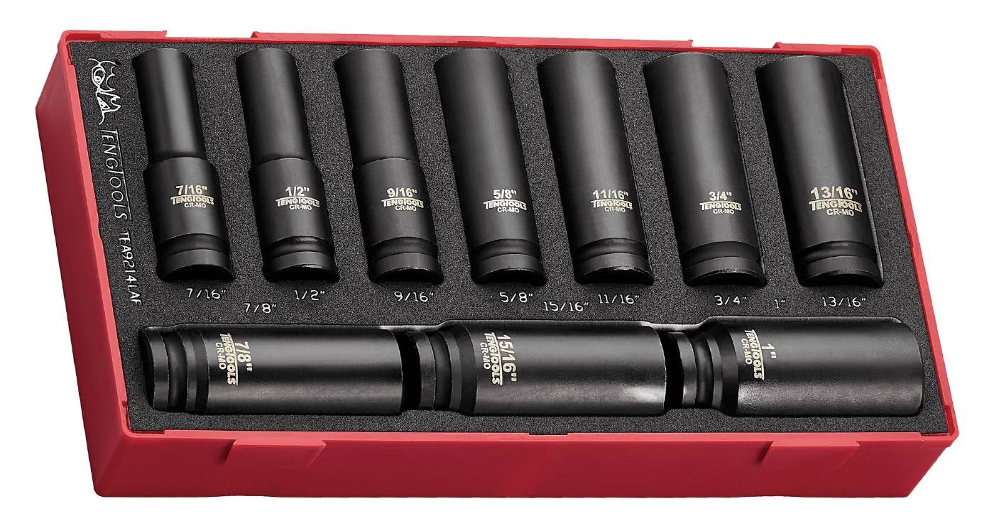 Teng Tools Krafthylssats 1/2 TEA9214LAF Tum 14 delar