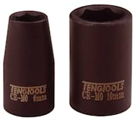 Teng Tools Ohutseinäinen voimahylsy 1/4\"-neliötappikiinnityksellä 960506-C / 960513-C