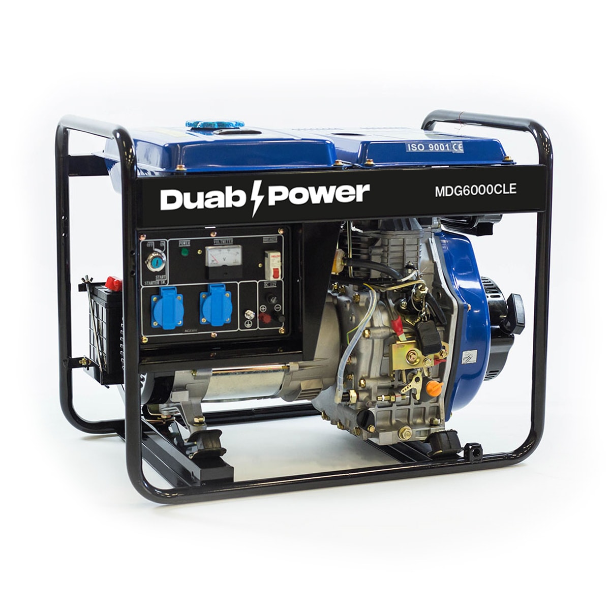 Duab-Power aggregat MDG6000CLE 1-fase diesel fjernstart