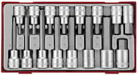 Teng Tools Bitshylsa i sats TTHEX16 1/2 Insex 16 delar, långa och korta