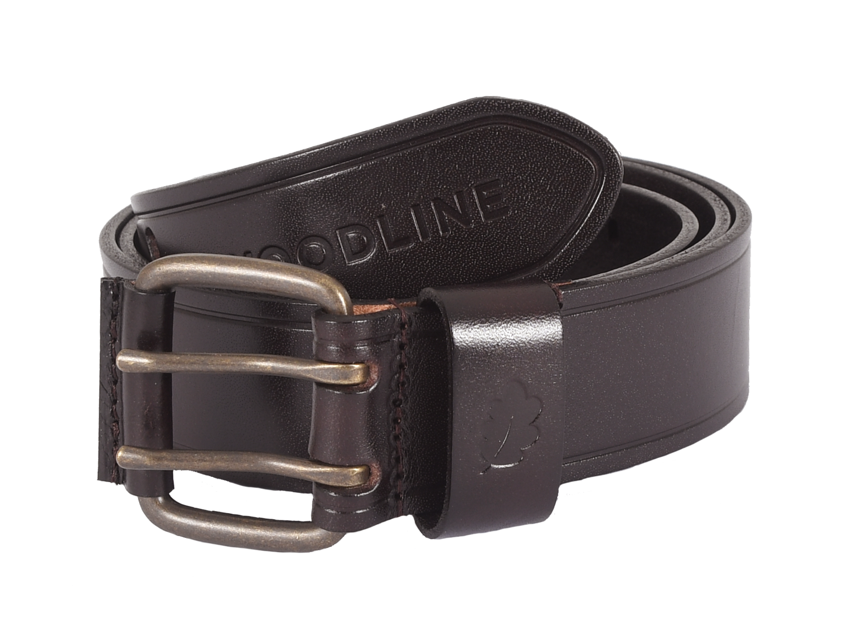 Woodline Läderbälte Brunt