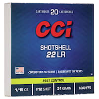 CCI Shotshell Pest Control 22LR