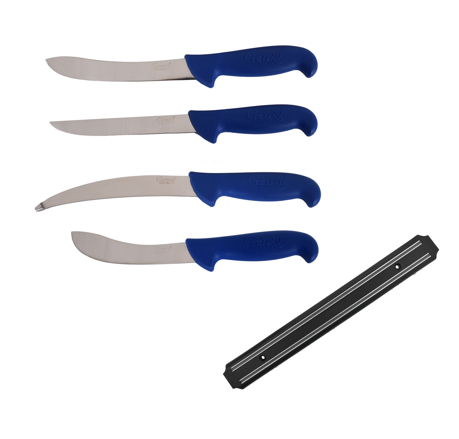 Genzo Slagterknivsæt 15 cm inkl. magnetlist
