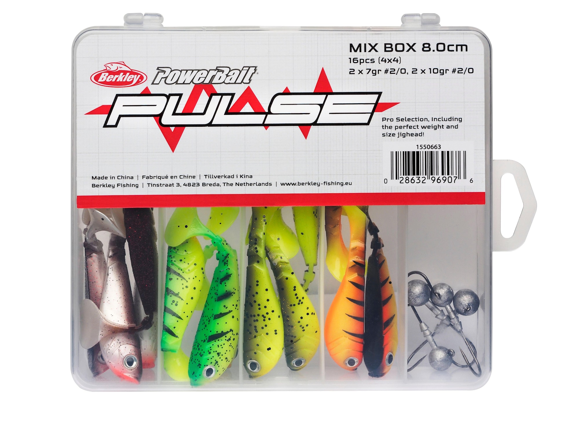 Pulse Shad Box 8cm incl. Jigheads