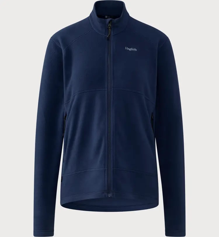 Haglöfs Buteo Mid II fleecejakke for damer, Tarn Blue