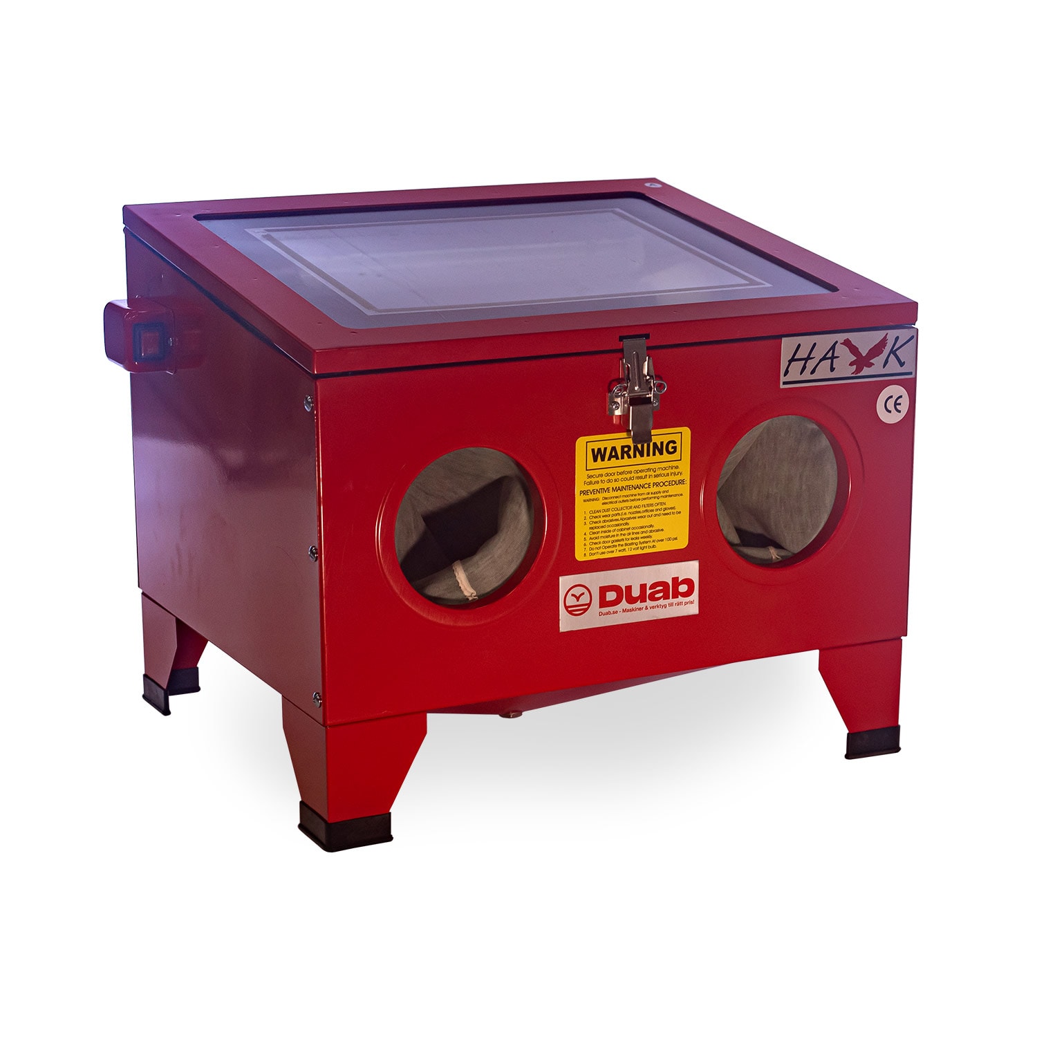 Hawk sandblåsekabinett SBC 90-D, benkmodell