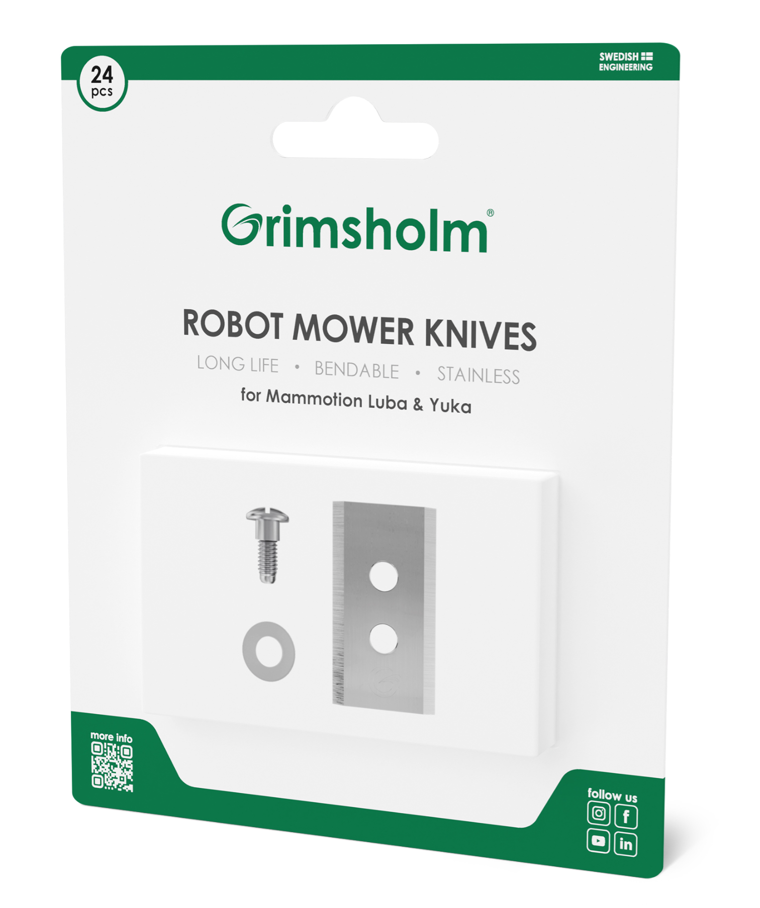 Grimsholm Knives for Mammotion Luba & Yuka