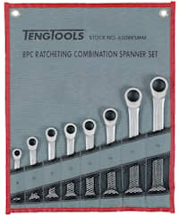 Teng Tools U-ringspärrnyckelsats 6508RSMM 8-19mm 8 delar