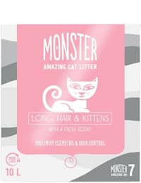 Monster Long Hair & Kitten Kissanhiekka 10 L
