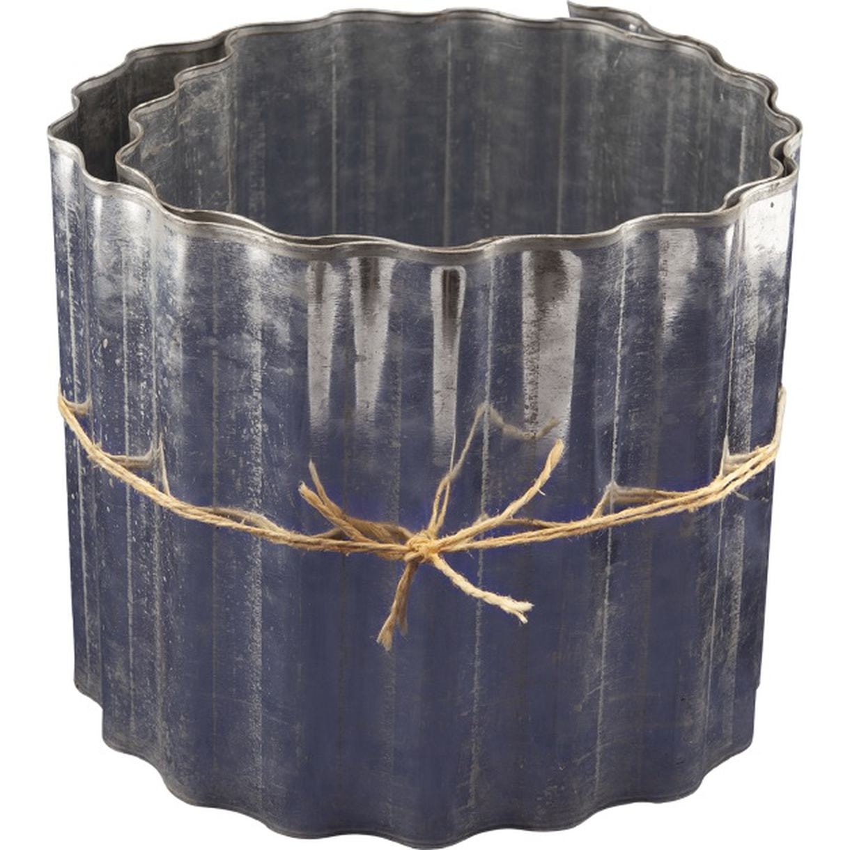 Gefaltete Rasenkante 5M Höhe 16 cm warmverzinkt