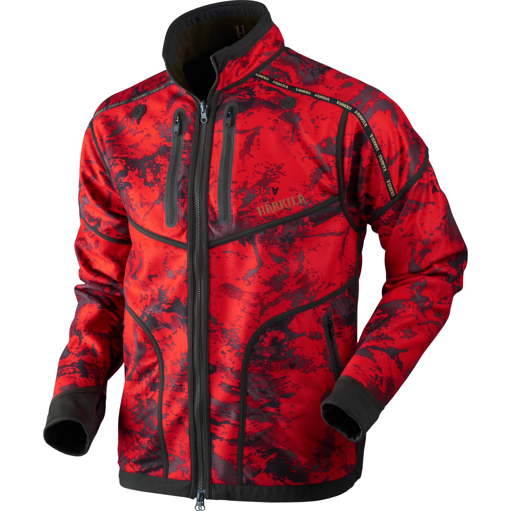 Härkila Lynx Reversible Fleece Jacka Willow green 