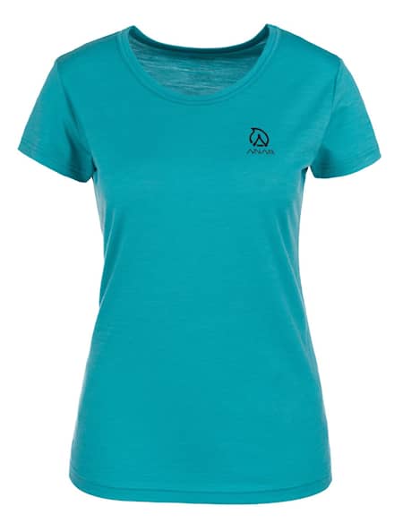 Anar Galda Women'serino Wool T-Shirt Turquoise