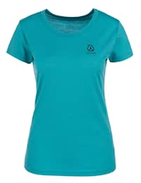 Anar Galda Women'serino Wool T-Shirt Turquoise