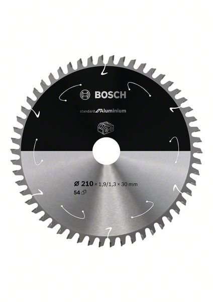 Bosch Sågklinga Standard for Aluminium 210×1,9/1,3×30mm 54T