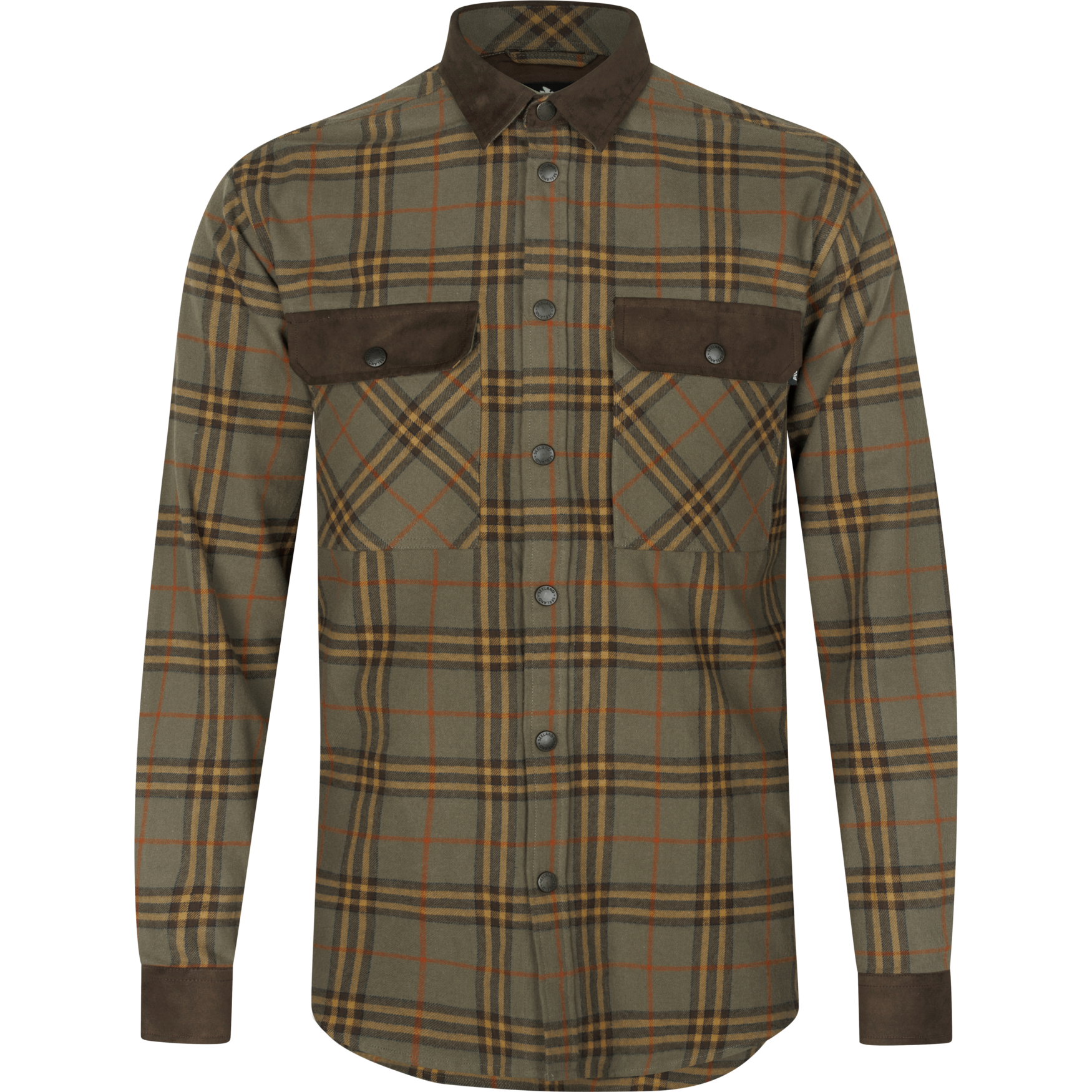 Seeland Banff-Hemd für Herren, Weinblatt/Terrakotta-Karo