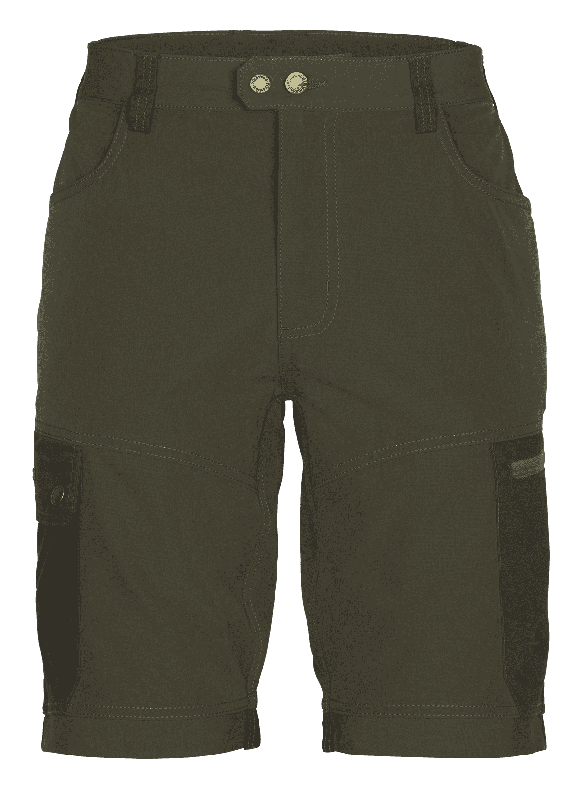 Pinewood Finnveden Trail Hybrid Shorts Herr Earth Brown/Dark Olive