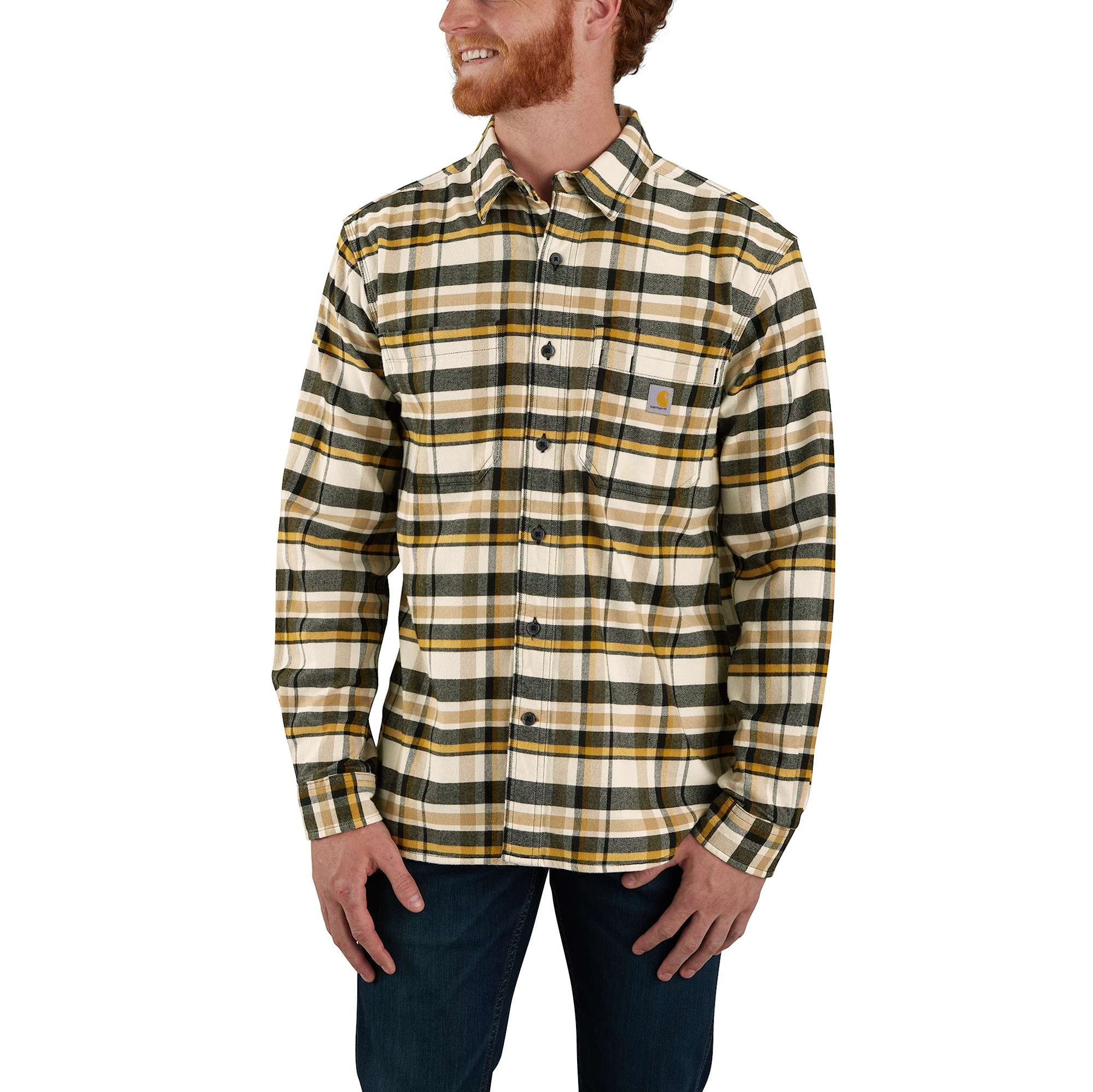Carhartt plaid Flannelskjorte, Herre, Malt