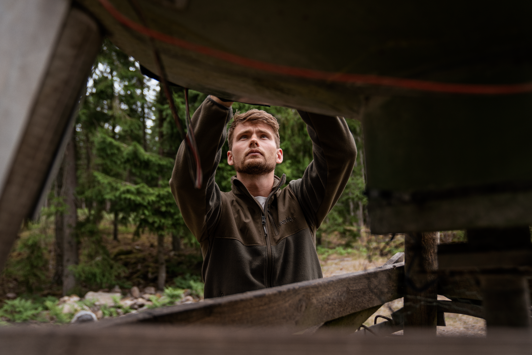 Härkila Fjell  Fleece Jacka Shadow brown 5.jpg