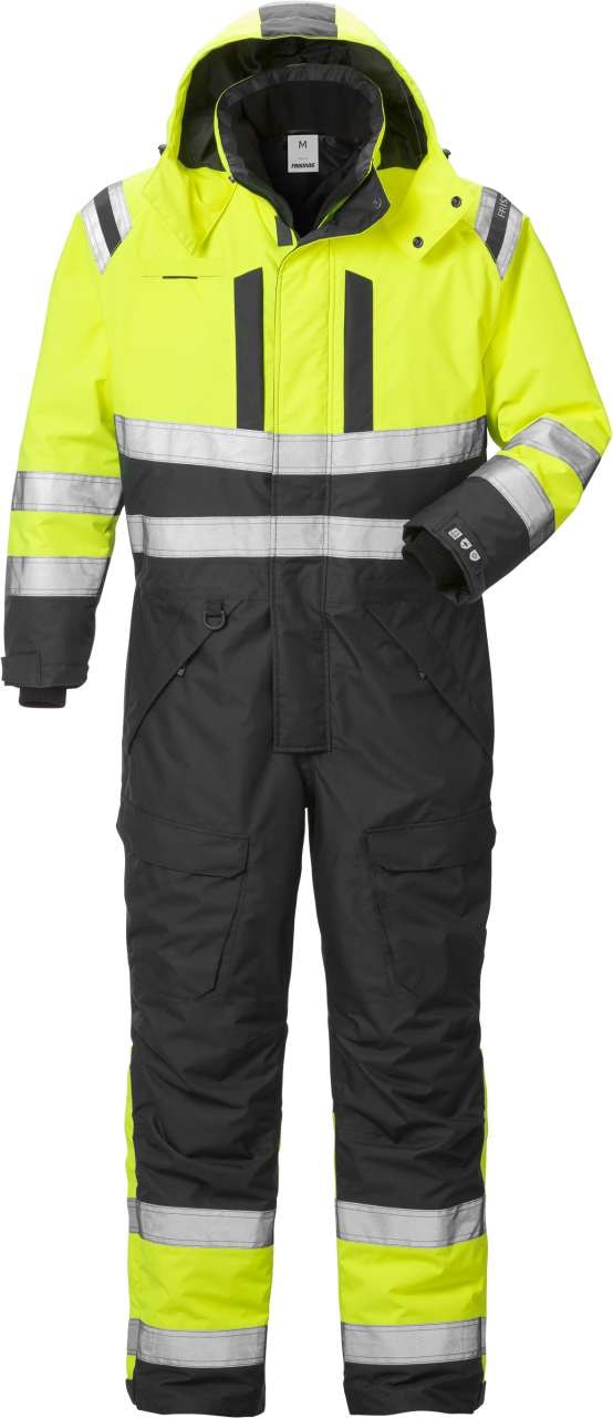 Fristads Vinteroverall Airtech® 8015 GTT, klasse 3 Varselgul/svart XL