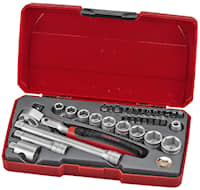 Teng Tools Hylsyavainsarja. Nelikulmainen 3/8\"-kiinnitys T3834S