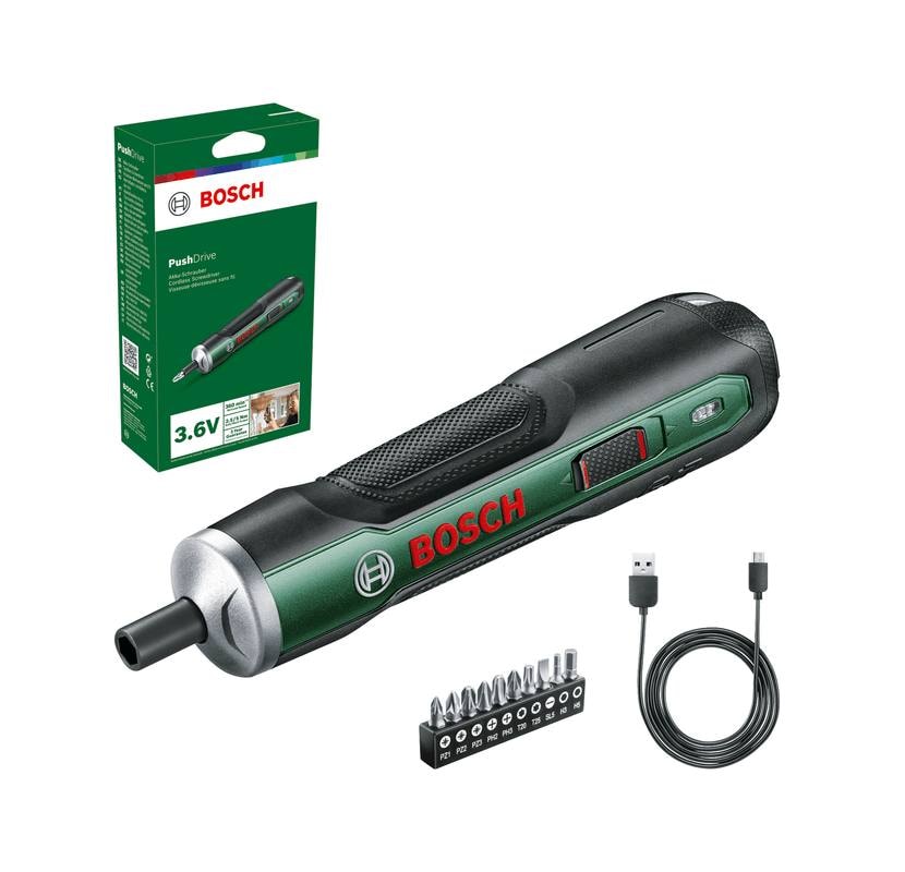 Bosch DIY Skruvdragare Pushdrive 3,6V Kartong