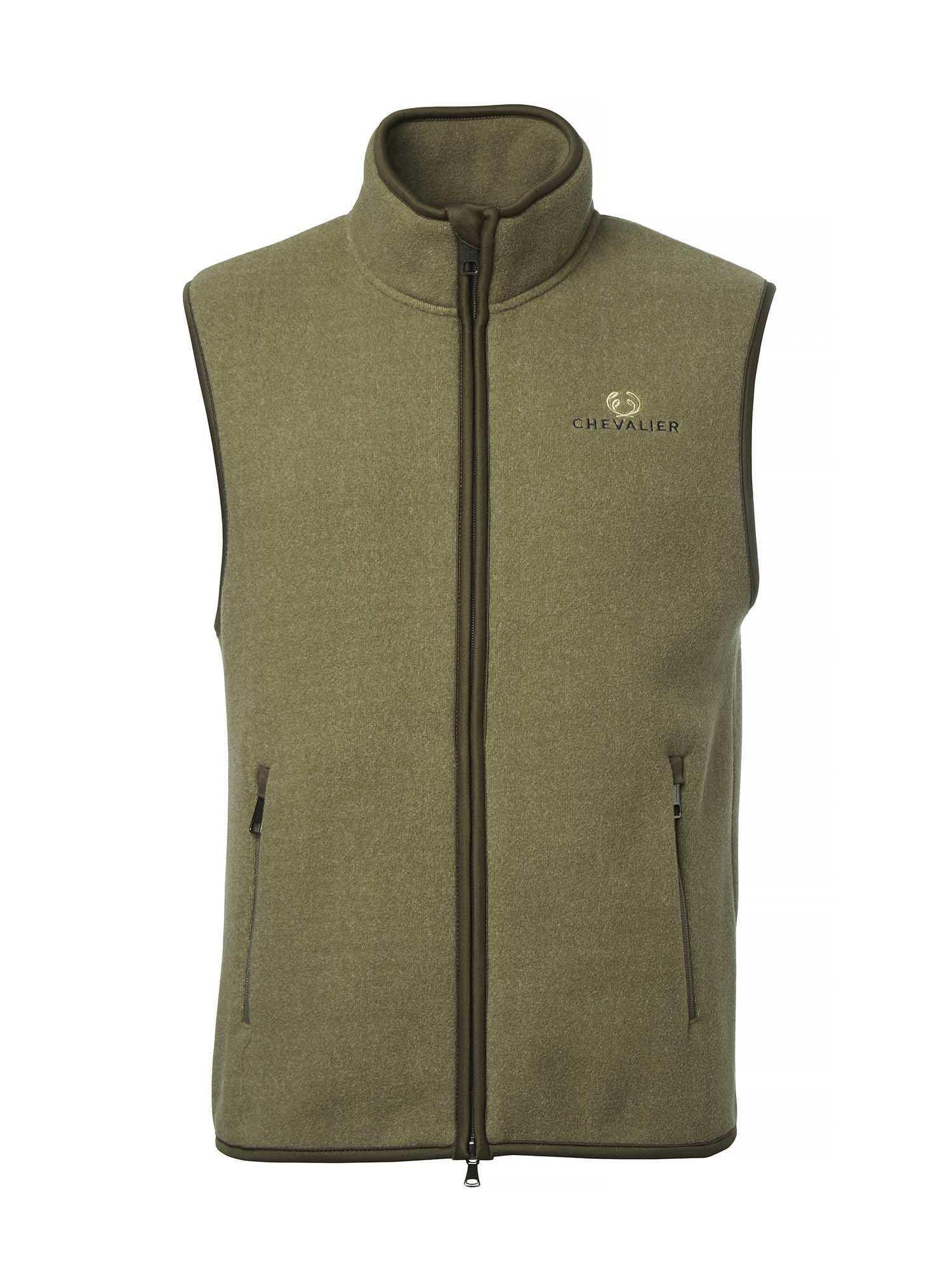 Chevalier Mainstone Fleecevest Khaki Green Herre XXL