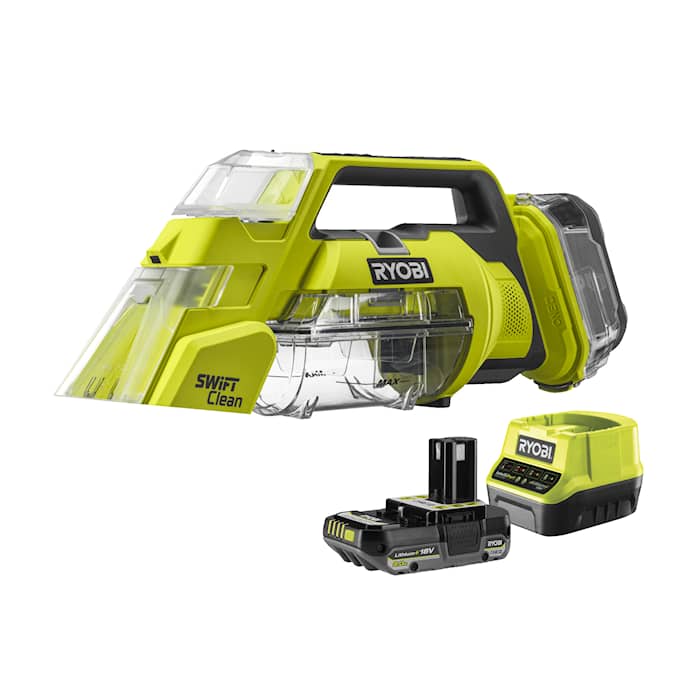 Ryobi RDC18-1C20G Matt och textilvårdsmaskin inkl batteri