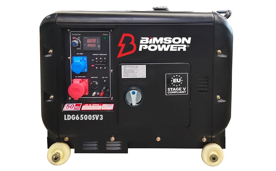 Bimson Elverk 5.5kW 3-fas diesel, ATS
