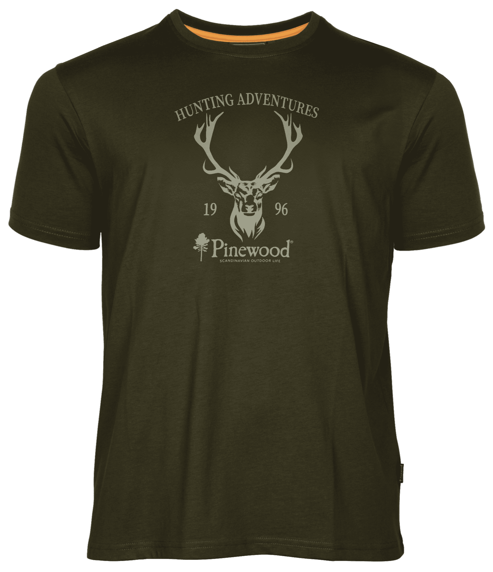 Pinewood Red Deer T-Shirt Herr Green