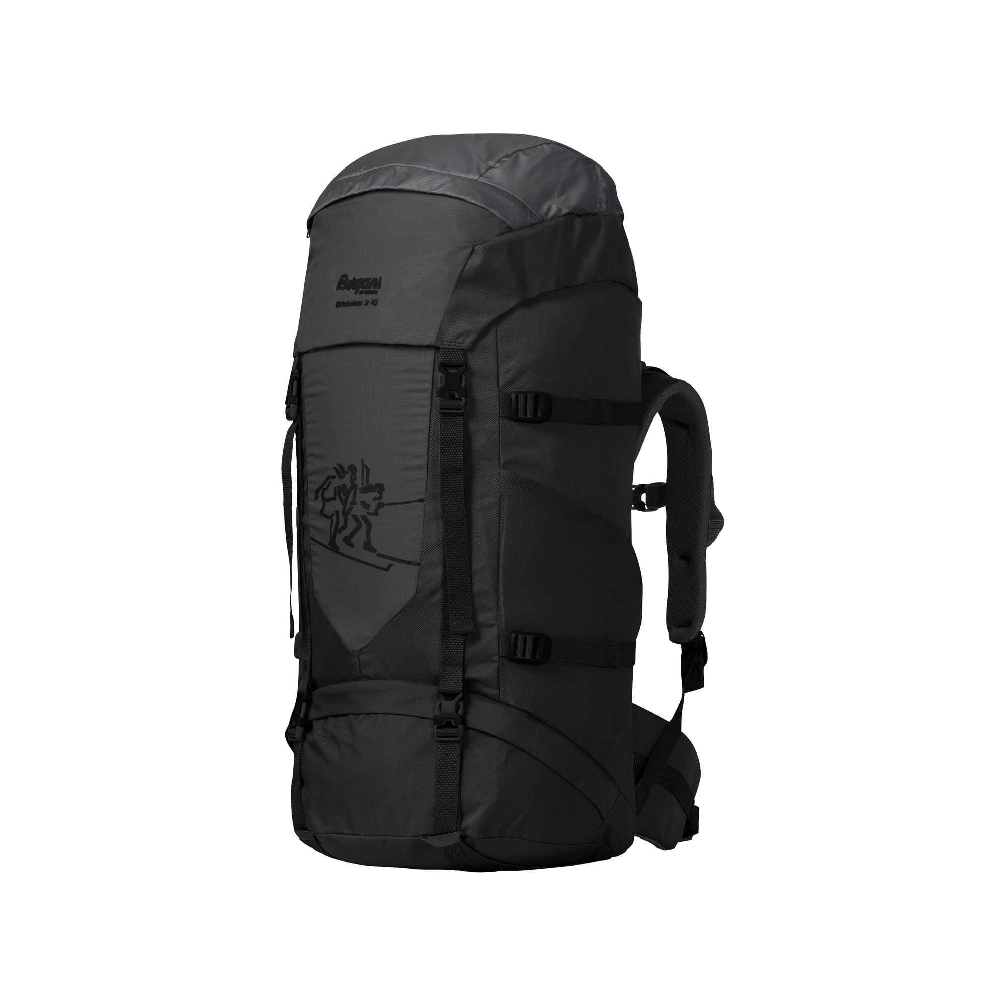 Bergans Birkebeiner Jr 40L Ryggsäck Black/Dark Shadow Grey