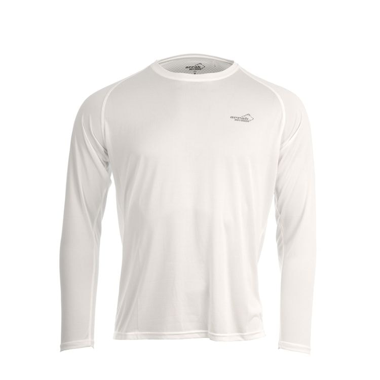 Arrak Outdoor Action Langærmet Func T-shirt Herre Hvid