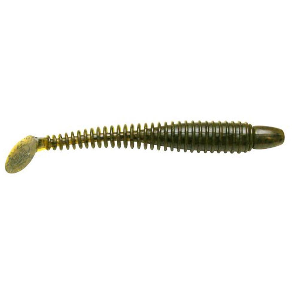 Swimming Ribster 10 cm Green Pumkin 9-pack -