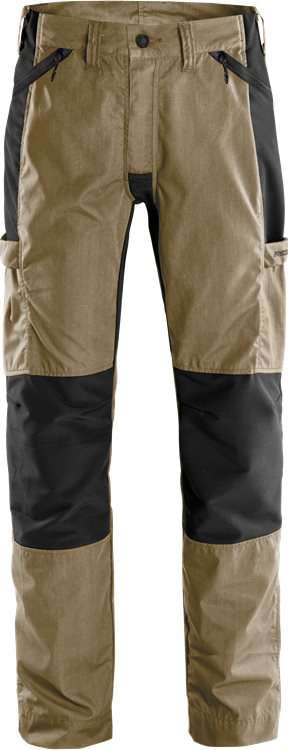 Fristads Servicebyxa stretch 2540 LWR Khaki/Svart D84
