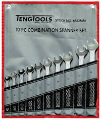 Teng Tools U-ringnyckelsats 6510MM 8-19mm 10 delar