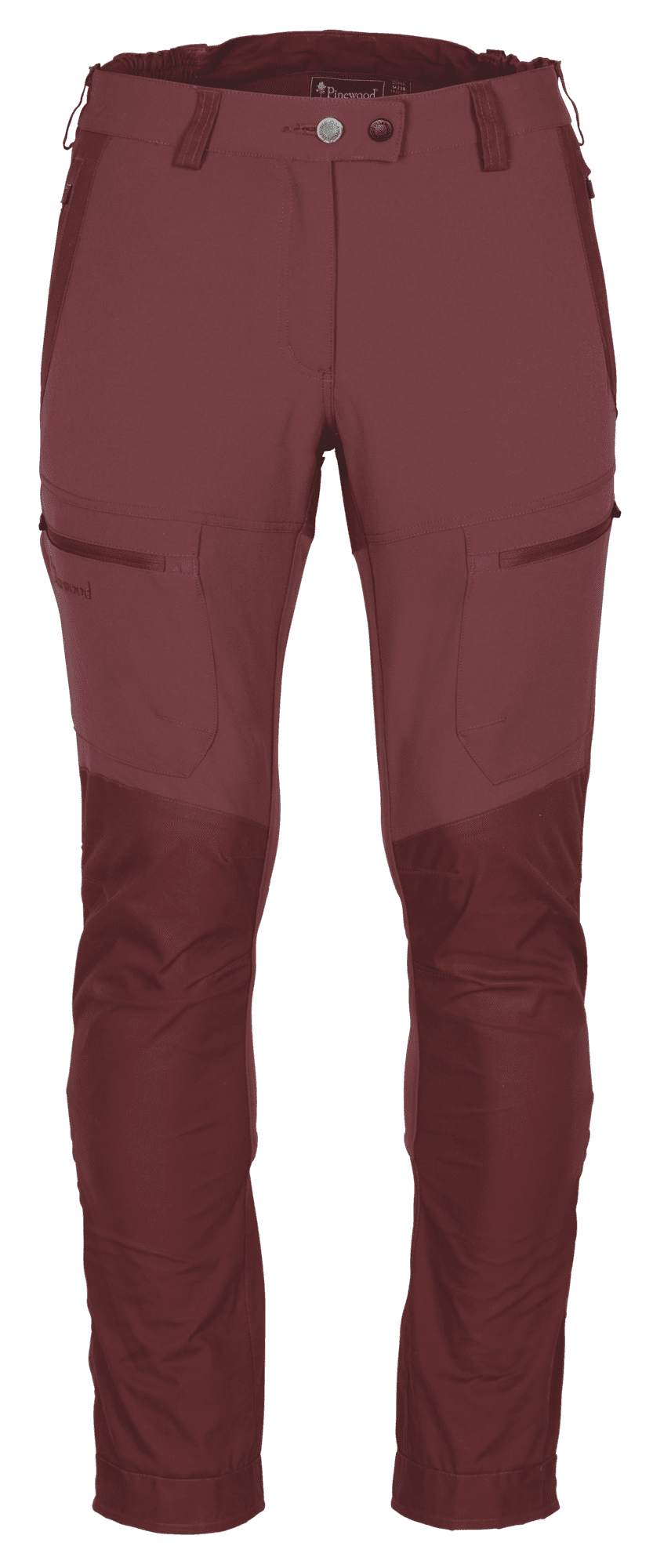 Pinewood Finnveden Hybrid Byxor Dam Dark Red/Dark Tomato