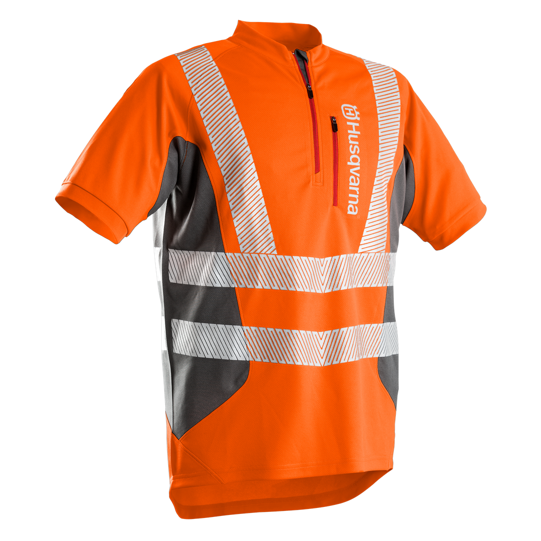 Husqvarna Technical High Viz Shirt Kurzarm Herren