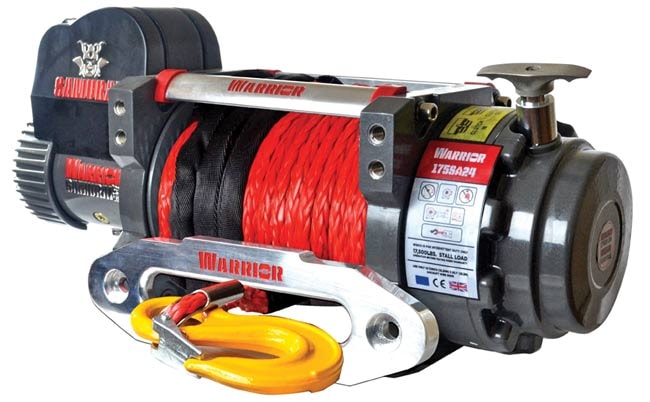 Warrior Winches Vinsj Samurai 17500 lb Heavy Duty,  12V Armortek syntetisk