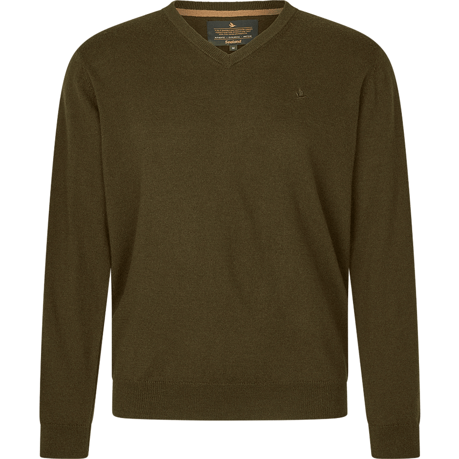 Seeland Pine Pullover mit V-Ausschnitt Helles Kiefernholz
