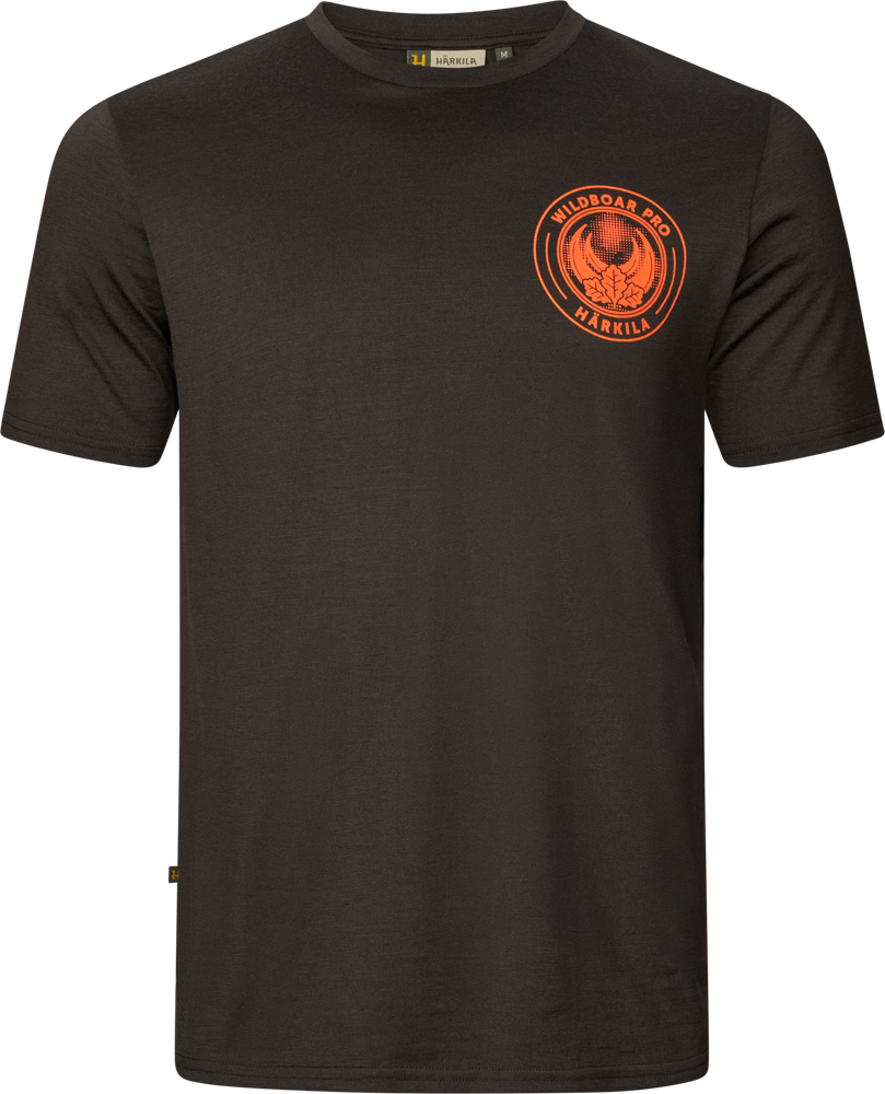 Härkila Game Kortärmad T-Shirt Herr Shadow brown wildboar L