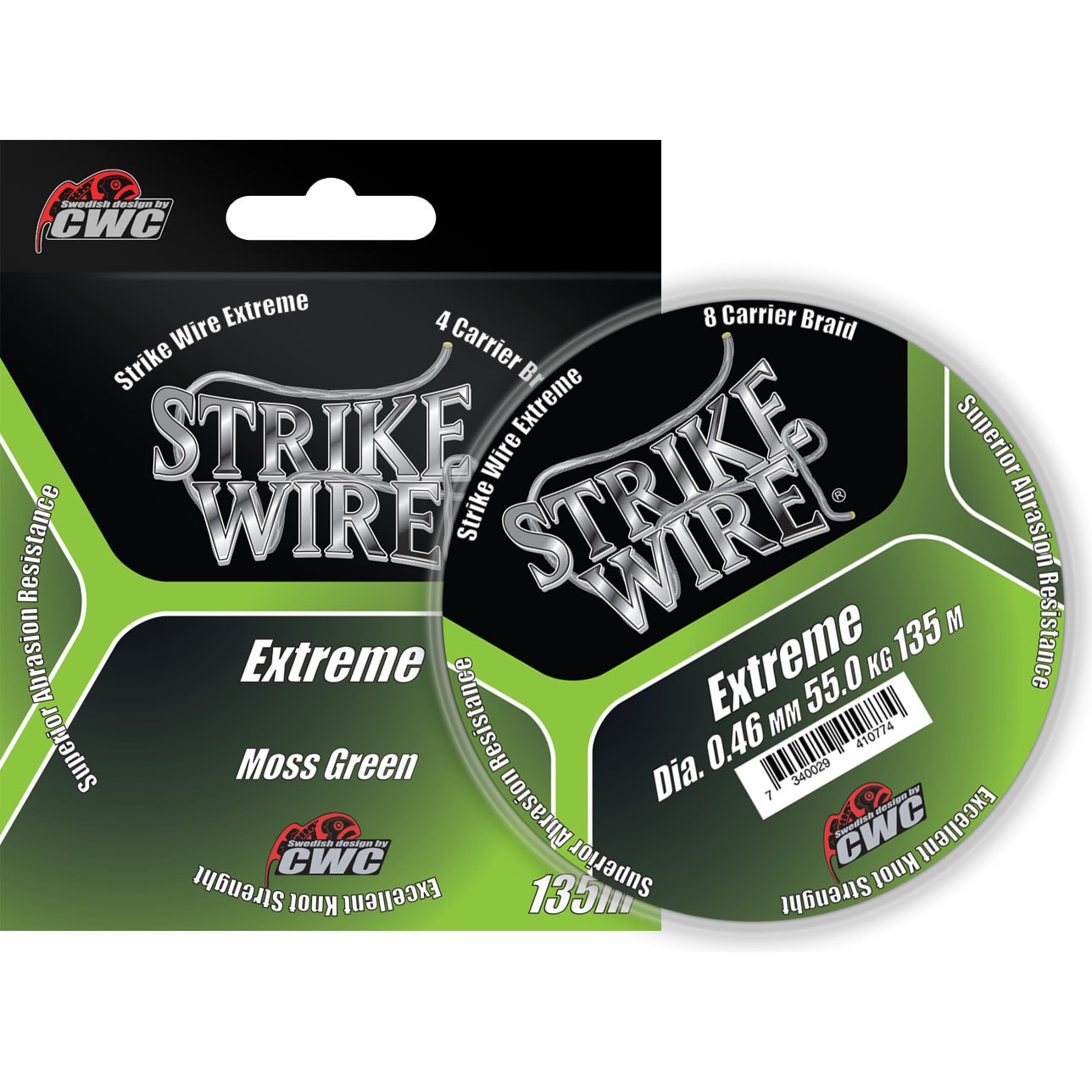 REA/Black Friday Strike Wire Extreme 0,10 mm 135 m Moss Green