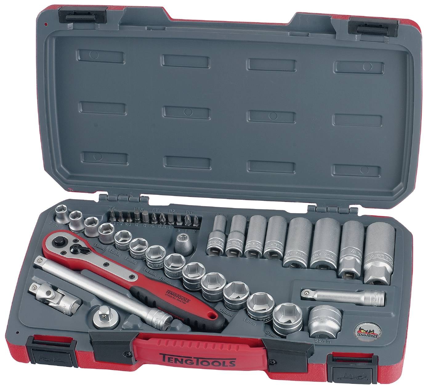 Teng Tools Hylsnyckelsats T3839 3/8 39 delar