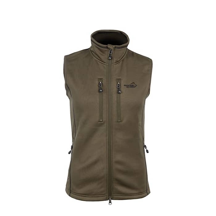 Arrak Outdoor Powerfleece Väst Dam Olivgrön