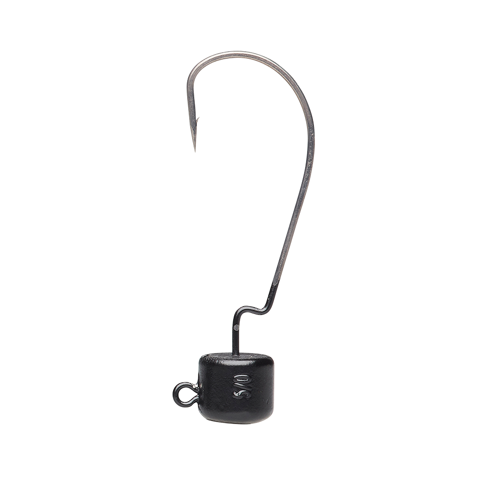 Ned Ewg Jighead #3/0 5G Matt Black 3Pcs